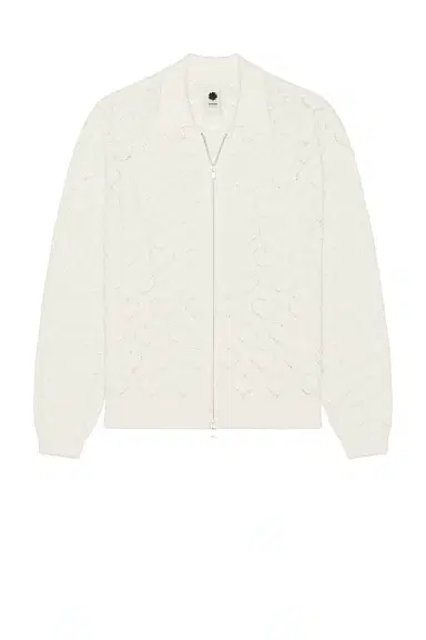 vowels Eyelet Knitted Zip Up | Thumbnail 4 vowels Eyelet Knitted Zip Up | Thumbnail 4