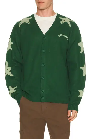 Students Golf Dexter Knit Cardigan Sweater | Thumbnail 1