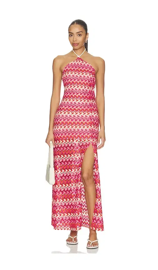 Wine Bloom Helsie Dress