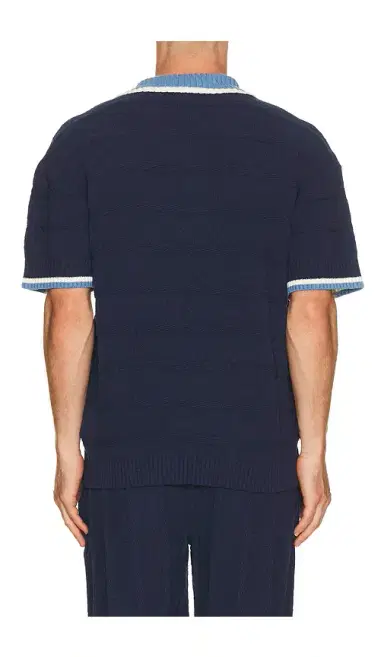 Scotch & Soda Structured Knitted Loose Fit Polo | Thumbnail 2