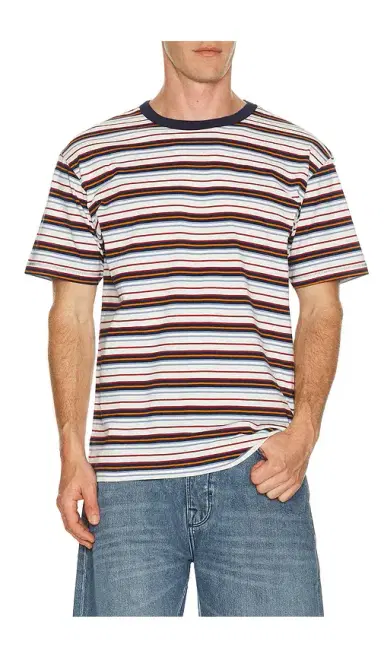 Scotch & Soda Relaxed Fit Yarn Dyed T-Shirt | Thumbnail 1 Scotch & Soda Relaxed Fit Yarn Dyed T-Shirt | Thumbnail 1