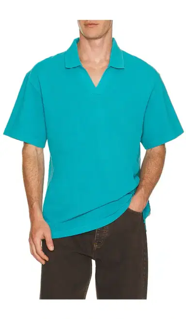 Scotch & Soda 3 Crossed Pique Garment Dyed Polo | Thumbnail 1