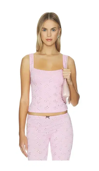Free People Full Bloom Eyelet Cami | Thumbnail 1 Free People Full Bloom Eyelet Cami | Thumbnail 1