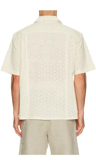 Corridor Floral Eyelet Short Sleeve Shirt | Thumbnail 2