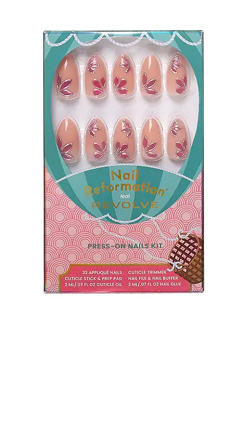 Nail Reformation x REVOLVE Berry Blossom Press On Nails