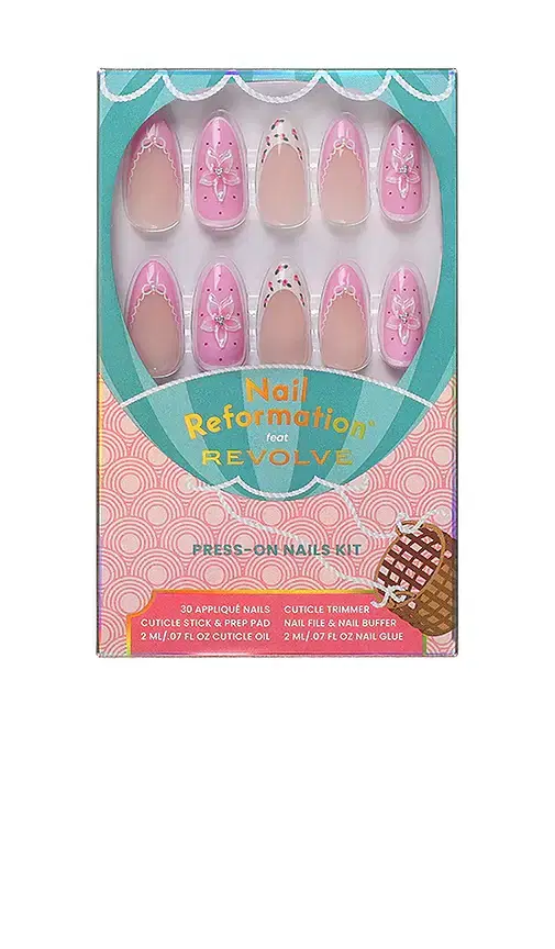 Nail Reformation x REVOLVE Pink Cushion Press On Nails