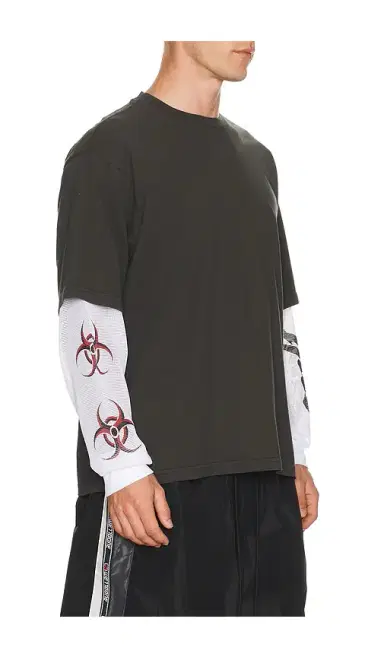 HUF Leon Long Sleeve Double Layer Top | Thumbnail 2