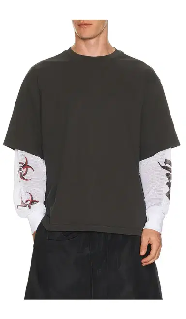 HUF Leon Long Sleeve Double Layer Top | Thumbnail 1