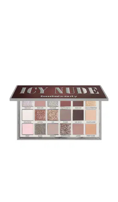Huda Beauty Icy Nude Eyeshadow Palette | Thumbnail 1 Huda Beauty Icy Nude Eyeshadow Palette | Thumbnail 1