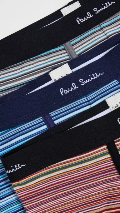 Paul Smith 3 Pack Multi Stripe Trunks Multicolor L | Thumbnail 5
