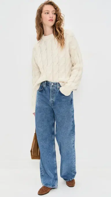 Jenni Kayne Cable Serena Crew Neck Pullover | Thumbnail 5