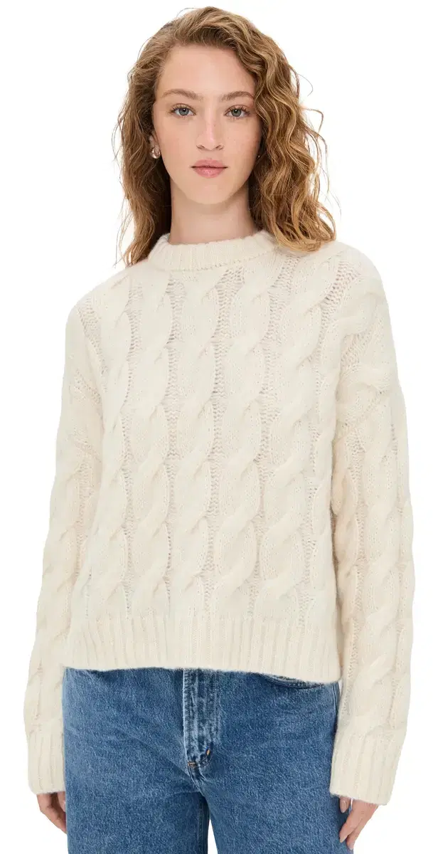 Cable Serena Crew Neck Pullover