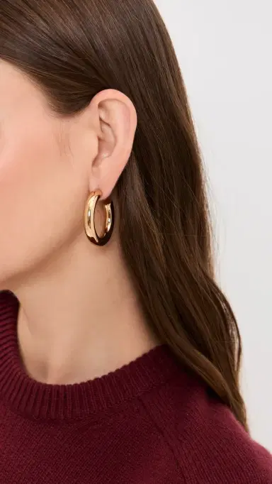 Jennifer Fisher Samira Mini Hoops Yellow | Thumbnail 3
