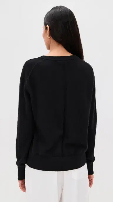 White + Warren Cashmere V Neck Pullover | Thumbnail 3 White + Warren Cashmere V Neck Pullover | Thumbnail 3