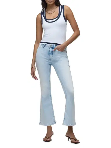 Hudson Jeans Women's Barbara Crop Bootcut Jeans | Thumbnail 2 Hudson Jeans Women's Barbara Crop Bootcut Jeans | Thumbnail 2