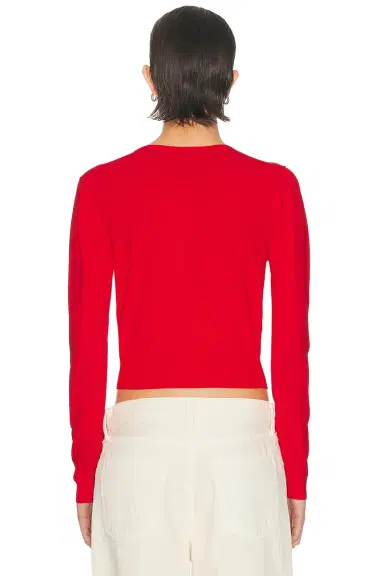 Brandon Maxwell Ellery Shrunken Cardigan | Thumbnail 3 Brandon Maxwell Ellery Shrunken Cardigan | Thumbnail 3