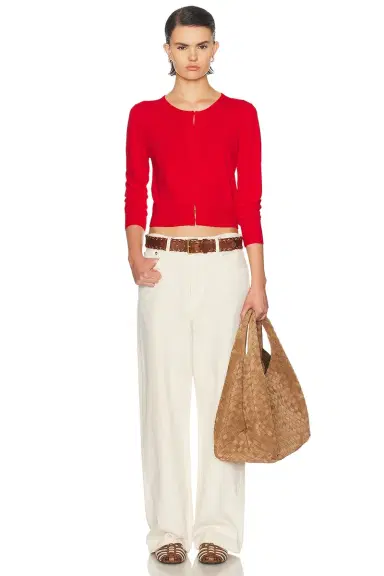 Brandon Maxwell Ellery Shrunken Cardigan | Thumbnail 4 Brandon Maxwell Ellery Shrunken Cardigan | Thumbnail 4