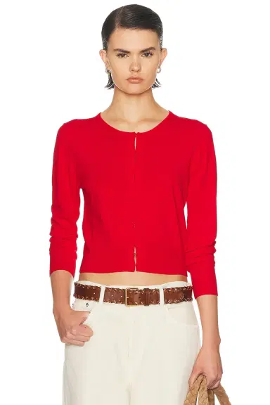 Brandon Maxwell Ellery Shrunken Cardigan | Thumbnail 1 Brandon Maxwell Ellery Shrunken Cardigan | Thumbnail 1