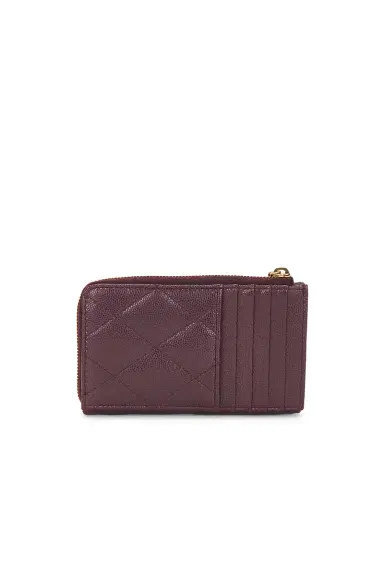 Saint Laurent Grain De Poudre Matelasse Zipped Card Case | Thumbnail 2