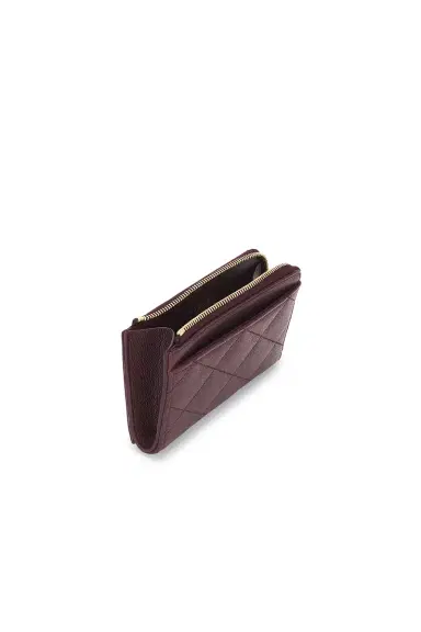 Saint Laurent Grain De Poudre Matelasse Zipped Card Case | Thumbnail 4