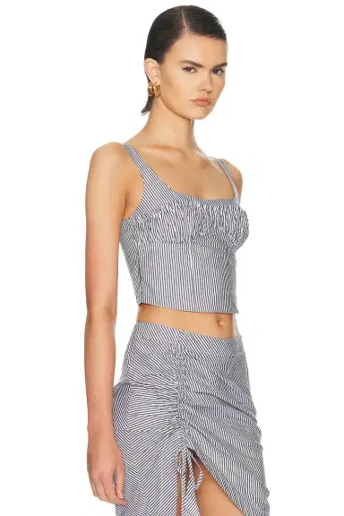 Fleur du Mal Poplin Bustier Top | Thumbnail 2 Fleur du Mal Poplin Bustier Top | Thumbnail 2