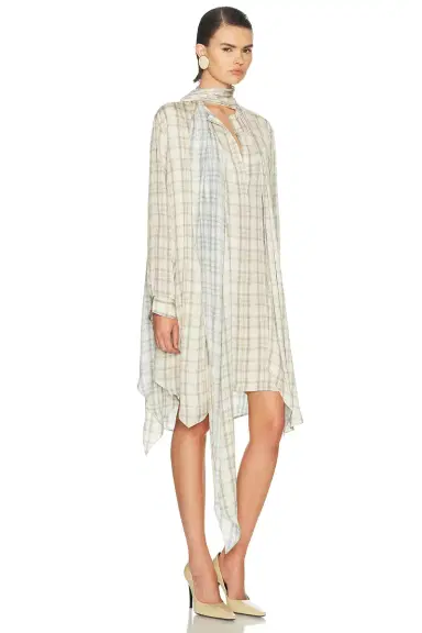 Acne Studios Drana Summer Check Dress | Thumbnail 2