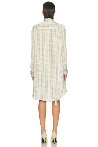 Acne Studios Drana Summer Check Dress | Thumbnail 4