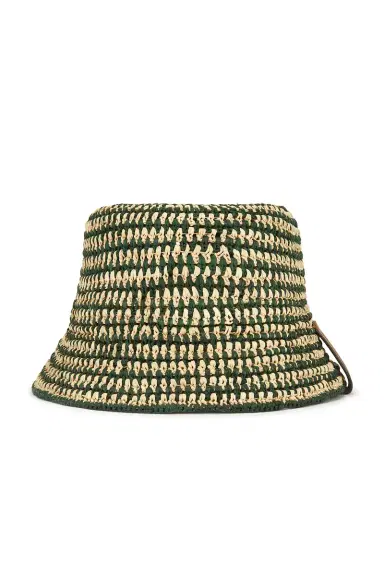 Helen Kaminski Shashika Raffia Crochet Bucket Hat | Thumbnail 3 Helen Kaminski Shashika Raffia Crochet Bucket Hat | Thumbnail 3