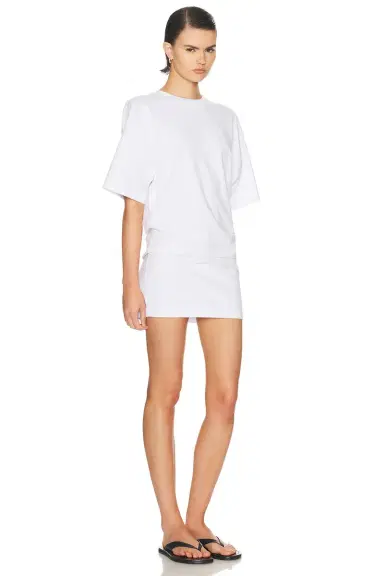 ENZA COSTA Short Sleeve Supima Curve Mini Dress | Thumbnail 2