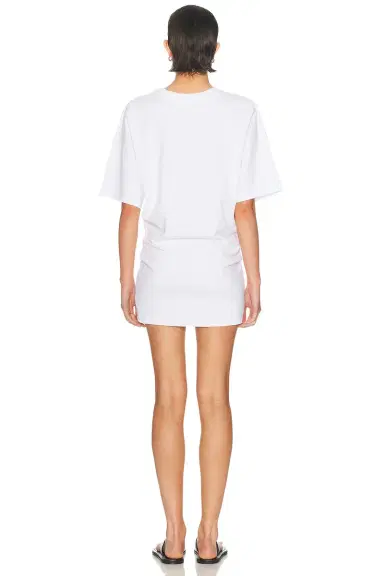 ENZA COSTA Short Sleeve Supima Curve Mini Dress | Thumbnail 3