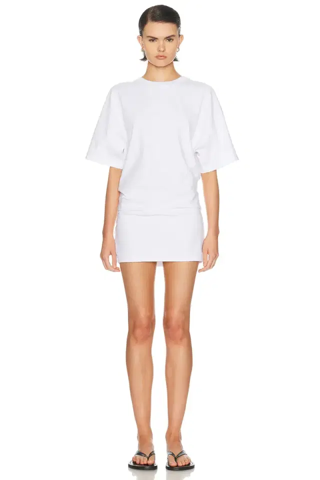 Enza Costa Short Sleeve Supima Curve Mini Dress