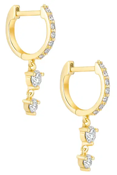 Carbon & Hyde Stardust Drop Huggies Earring | Thumbnail 1 Carbon & Hyde Stardust Drop Huggies Earring | Thumbnail 1