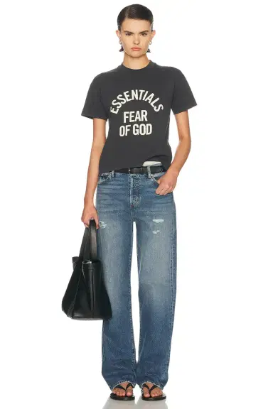 Fear of God Essentials Campus Classic Short Sleeve Cotton Jersey Tee | Thumbnail 4 Fear of God Essentials Campus Classic Short Sleeve Cotton Jersey Tee | Thumbnail 4