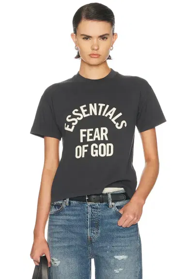 Fear of God Essentials Campus Classic Short Sleeve Cotton Jersey Tee | Thumbnail 1 Fear of God Essentials Campus Classic Short Sleeve Cotton Jersey Tee | Thumbnail 1