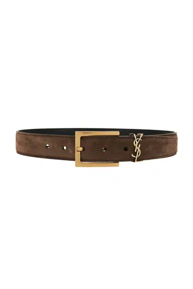 Saint Laurent Carree Passant Cassandre Ceinture Boucle Belt | Thumbnail 1 Saint Laurent Carree Passant Cassandre Ceinture Boucle Belt | Thumbnail 1