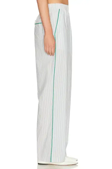 Lunya Airy Cotton Piped Wide Leg Pant | Thumbnail 3 Lunya Airy Cotton Piped Wide Leg Pant | Thumbnail 3