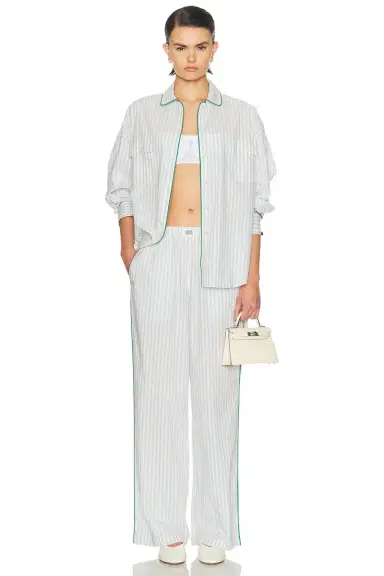 Lunya Airy Cotton Piped Wide Leg Pant | Thumbnail 5 Lunya Airy Cotton Piped Wide Leg Pant | Thumbnail 5