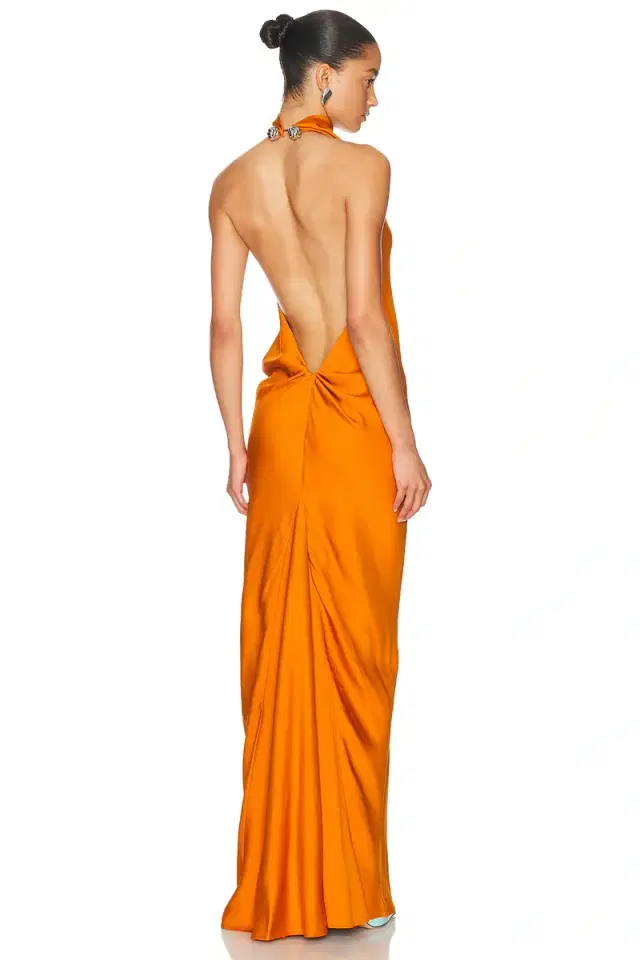 Ophelia Sleeveless High Neck Gown