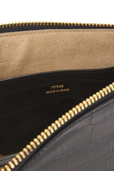TOTEME Threefold Croco Embossed Clutch | Thumbnail 6