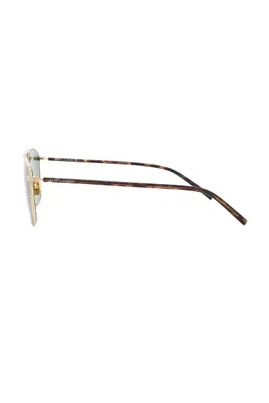 Saint Laurent Light Metal Pilot Sunglasses | Thumbnail 3