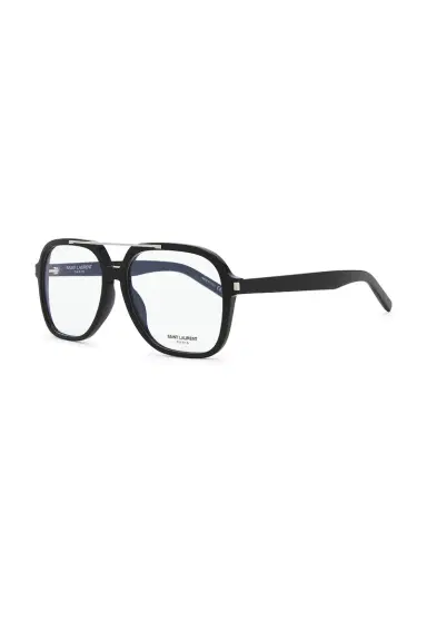 Saint Laurent Corner Angle Rectangular Optical Eyeglasses | Thumbnail 2 Saint Laurent Corner Angle Rectangular Optical Eyeglasses | Thumbnail 2