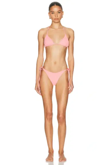 Skims Signature Swim Dipped Tie Bikini Bottom | Thumbnail 4 Skims Signature Swim Dipped Tie Bikini Bottom | Thumbnail 4