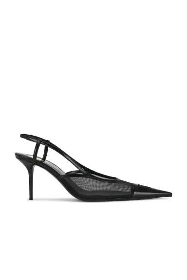 Saint Laurent Renee Slingback Pump | Thumbnail 1 Saint Laurent Renee Slingback Pump | Thumbnail 1