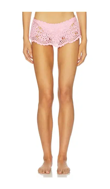 Frankies Bikinis Shelly Crochet Bikini Bottom | Thumbnail 1 Frankies Bikinis Shelly Crochet Bikini Bottom | Thumbnail 1