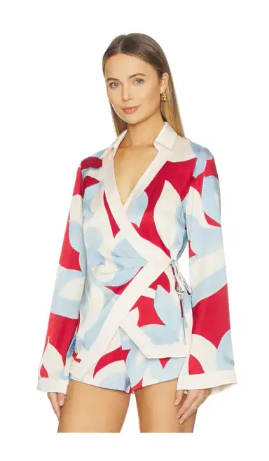 SEVEN WONDERS Amoree Long Sleeve Wrap Shirt | Thumbnail 2 SEVEN WONDERS Amoree Long Sleeve Wrap Shirt | Thumbnail 2