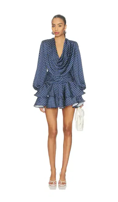 Susanna Chow Charlotte Polka Dot Mini Dress | Thumbnail 1 Susanna Chow Charlotte Polka Dot Mini Dress | Thumbnail 1
