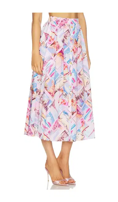 L'AGENCE Seina Midi Skirt | Thumbnail 2 L'AGENCE Seina Midi Skirt | Thumbnail 2