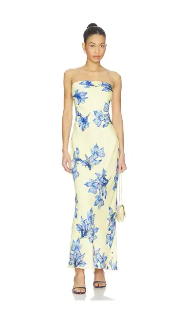 ROCOCO SAND Strapless Maxi Dress | Thumbnail 1 ROCOCO SAND Strapless Maxi Dress | Thumbnail 1