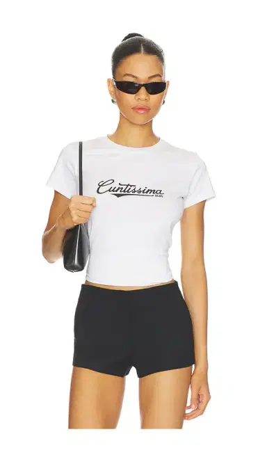 GCDS Cuntissima Slim T-shirt | Thumbnail 1 GCDS Cuntissima Slim T-shirt | Thumbnail 1