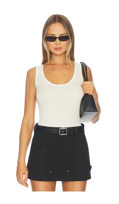 Scoop Neck Rib Tank